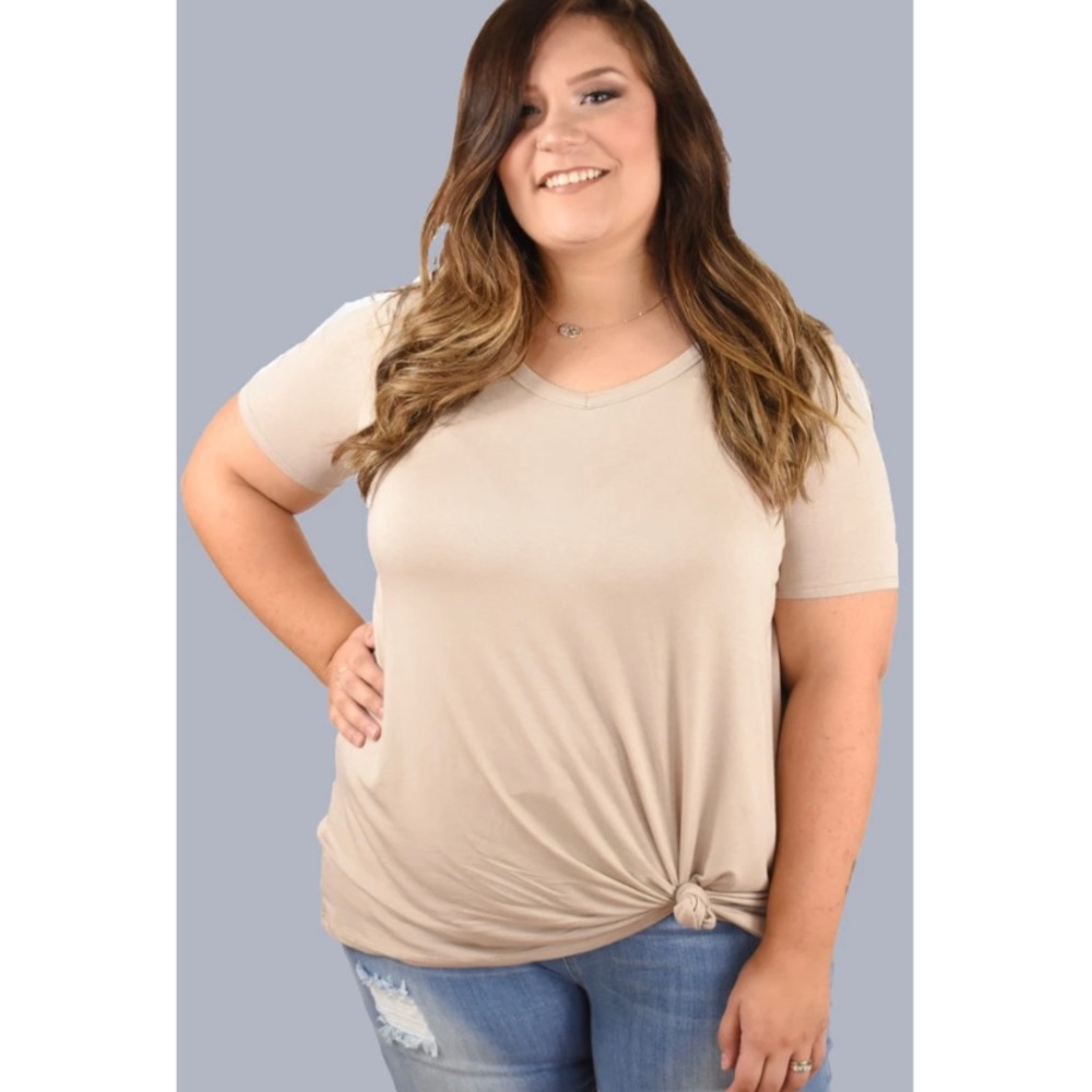 Basic V Neck Tee
